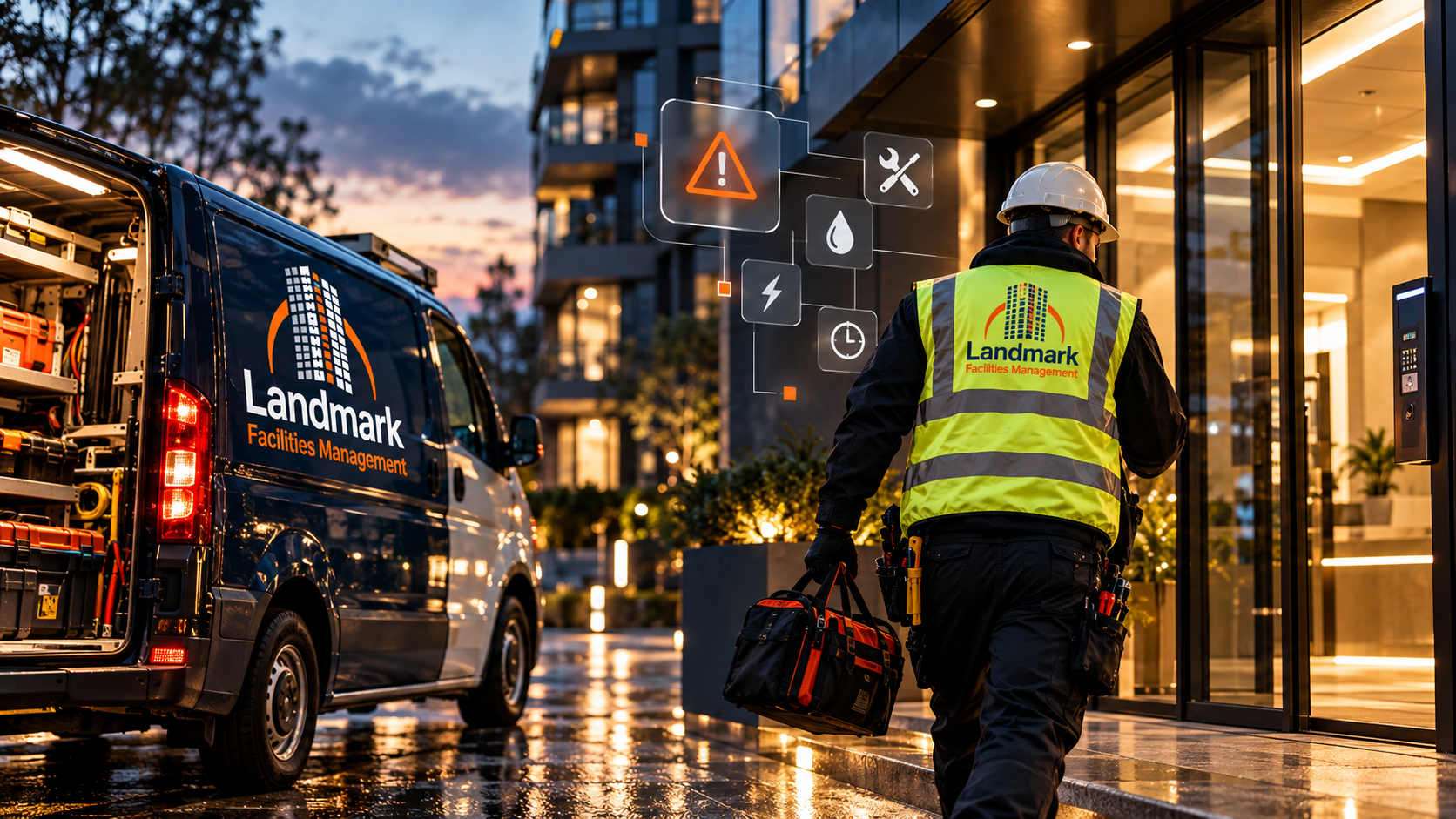 Landmark FM reactive maintenance london